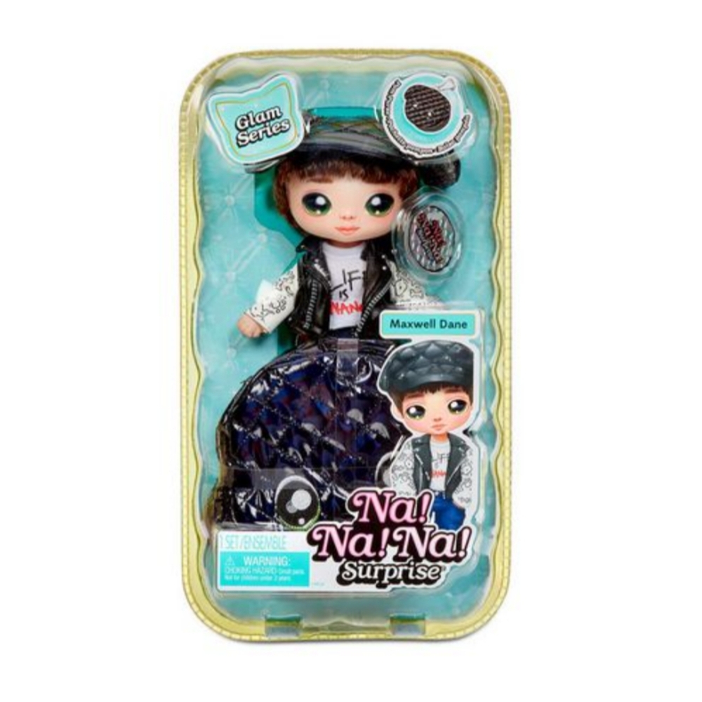 NEW In Box Na! Na! Na! Surprise Maxwell Dane Glam Series Doll & Purse